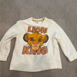 Disney Kids Cream Lion King Sweatshirt